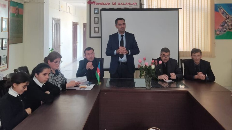 İsmayıllı: Peşə Təhsil Mərkəzinin əməkdaşları 2 saylı məktəbin qonağı olublar