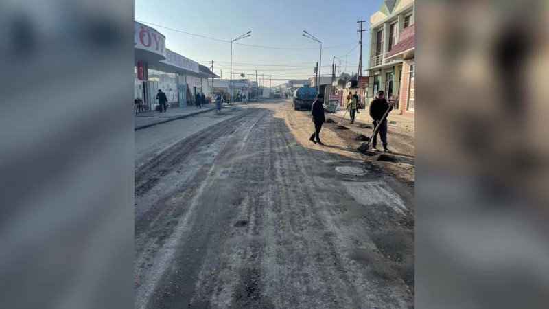 Xaçmazda asfaltlama işləri davam edir