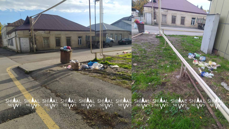 Qubada zibil qutusunun ətrafı zibillənir