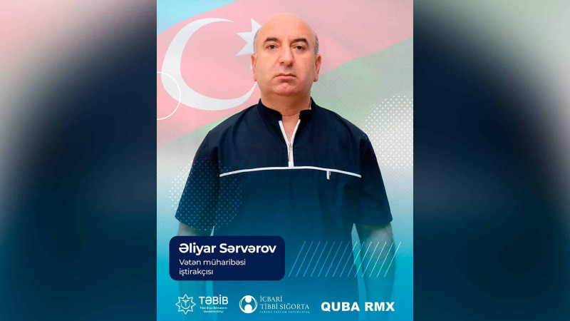Qubadan daha bir həkim Vətən müharibəsində iştirak edib