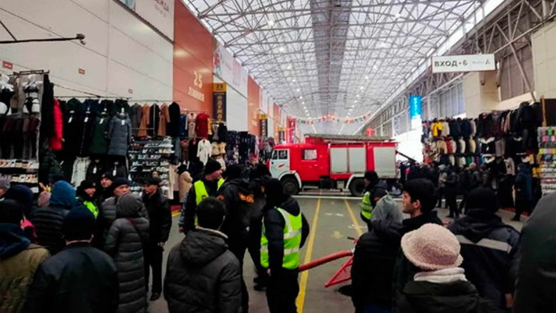 Quba: Nisanova və İliyevə məxsus bazar yanır