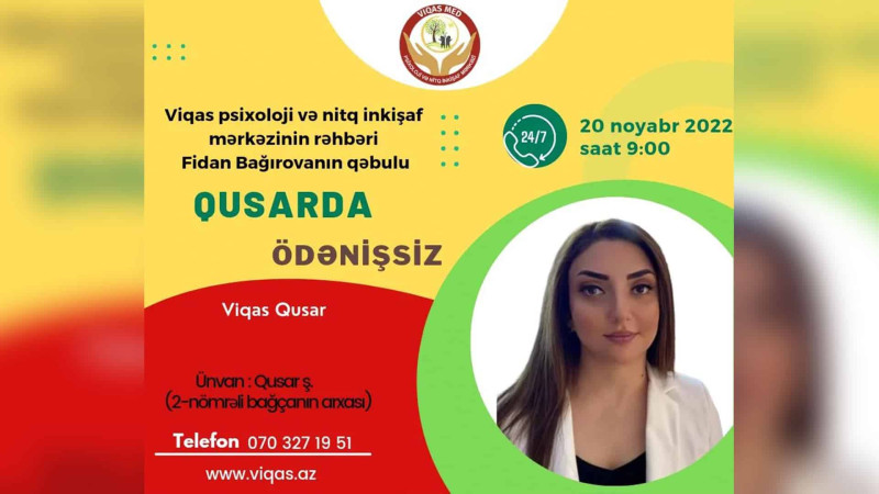 Qusar: “Viqas MED”-də pulsuz həkim müayinəsi keçiriləcək