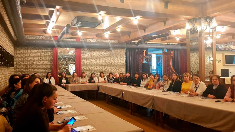 Xaçmazda qadının cəmiyyətdəki rolu haqqında seminar keçirilib