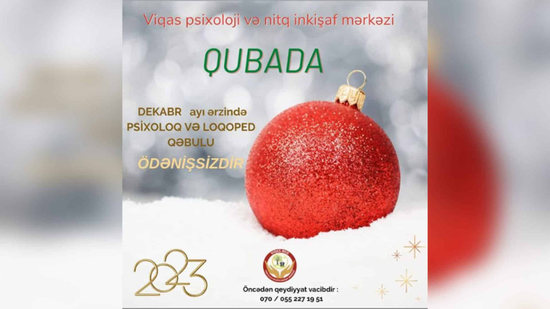 Quba: “Viqas Med” bir ay ərzində ödənişsiz qəbul keçirəcək