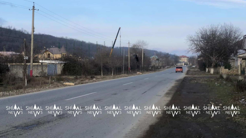 Qusarın yollarında işıqlandırılma işləri aparılır
