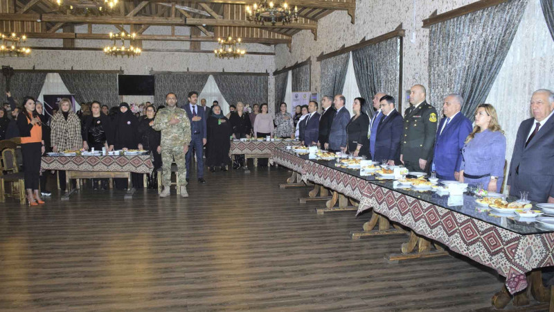 Qubada şəhid ailələri üçün maarifləndirici tədbir keçirilib