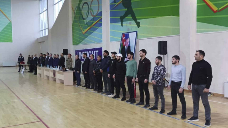 Universal döyüş üzrə Xaçmaz rayon birinciliyi baş tutub