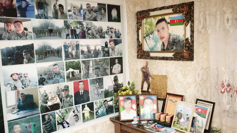 Xaçmazda bayram öncəsi şəhid ailələri ziyarət olunub