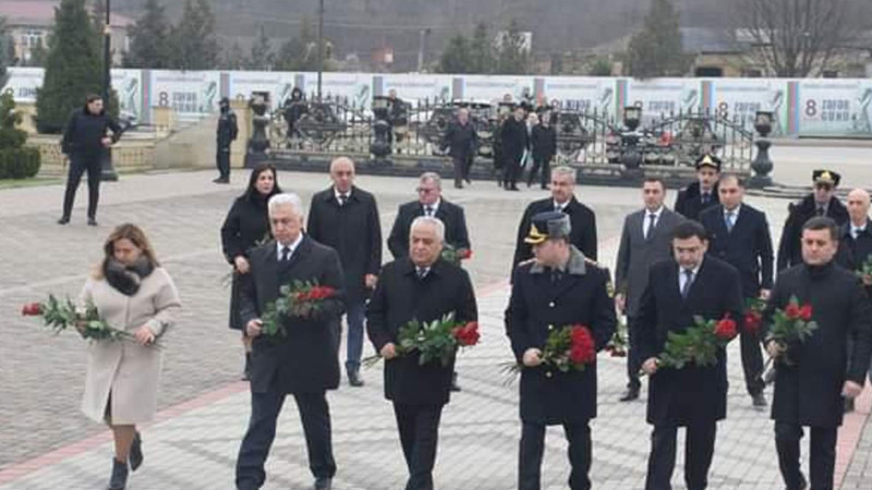 Quba və Qusar rayonlarında Heydər Əliyevin anım günü ilə əlaqədar tədbirlər keçirilib