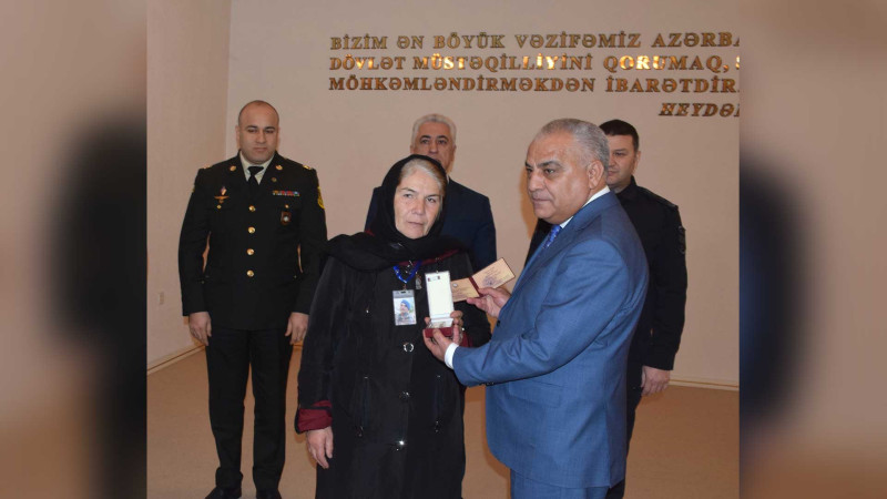 Qubada şəhidlərin ailə üzvlərinə təltiflər təqdim edilib