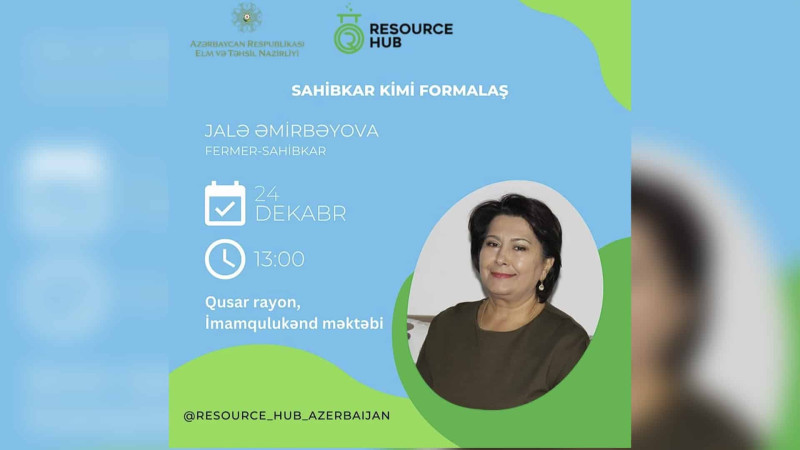 Qusarlı fermer məktəblilər üçün Ustad dərsi keçirəcək
