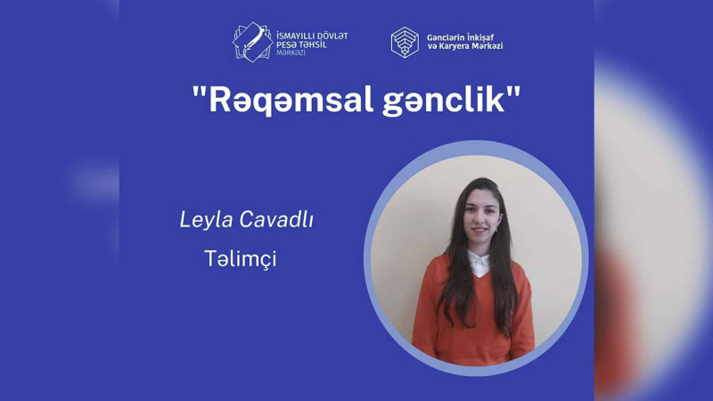 İsmayıllıda “Rəqəmsal gənclik” layihəsi çərçivəsində təlim keçirilib