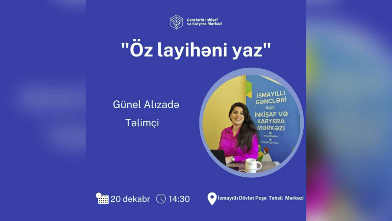 İsmayıllıda müəllimlər üçün təlim keçiriləcək