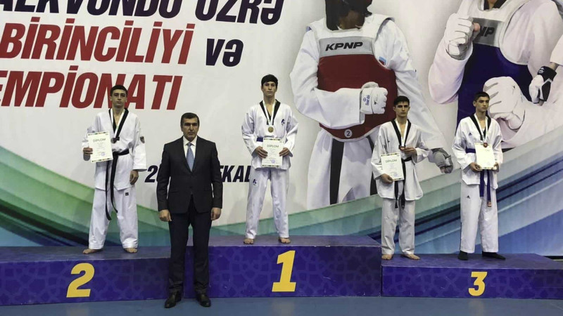 Qusar: 5 taekvondoçu medallara layiq görülüb