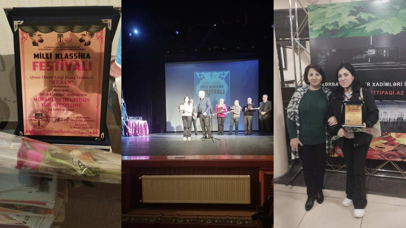 Qusar Dövlət Ləzgi Dram Teatrı xüsusi diplom ilə təltif olunub