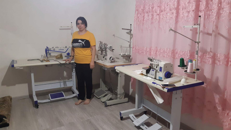 Xaçmazlı sahibkar qadınlara dəstək göstərilib