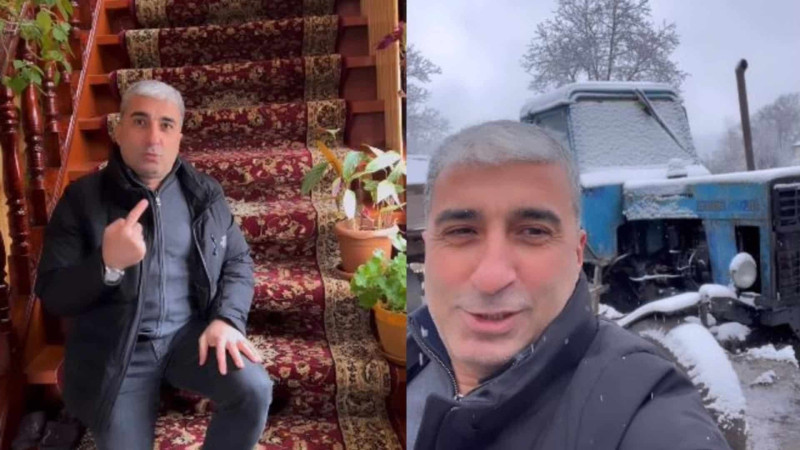 Əməkdar artist Rafael İsgəndərov Qusarla bağlı videonu bölüşüb