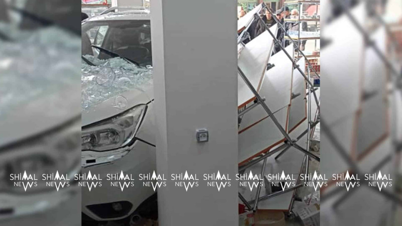 Xaçmazda avtomobil marketə girib