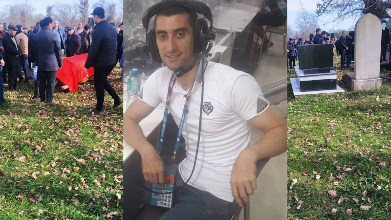 Quba: dünən qəzada vəfat edən müəllim dəfn olunub