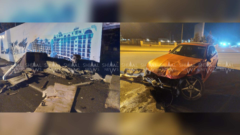 Qəza: Qubada “BMW” yararsız hala düşüb