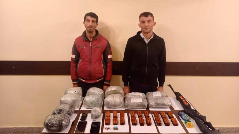 Xaçmaz sakini İranla sərhəddə silah və narkotiklə tutulub