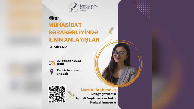 İsmayıllıda tələbə və məzunlar üçün mühasibatlıq seminarı keçiriləcək