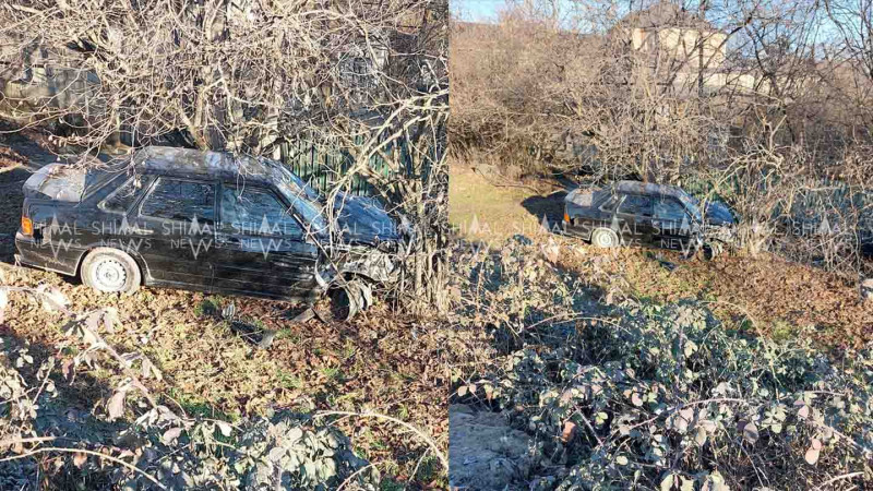 Qubada qəza: avtomobil dərəyə düşüb