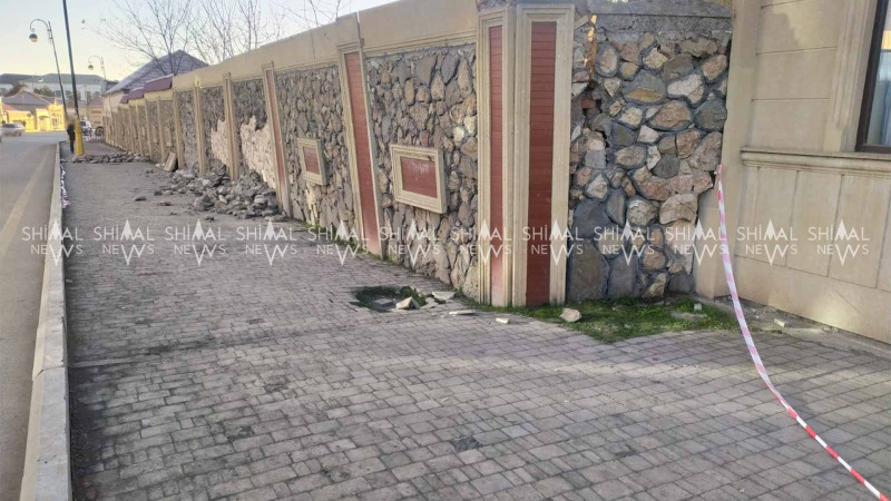 Quba: uçma ehtimalı olan hasar sökülür