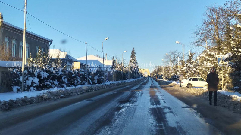 Quba-Qusar yolu: bir sıra yollarda piyada səkiləri qar içindədir