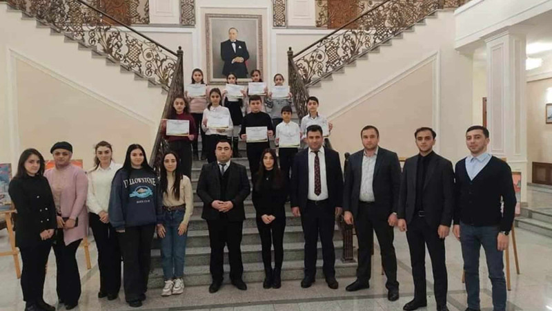 İsmayıllıda rəsm müsabiqəsinin qalibləri mükafatlandırılıblar