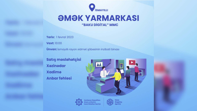 Şimal: 2 rayonda əmək yarmarkası keçiriləcək