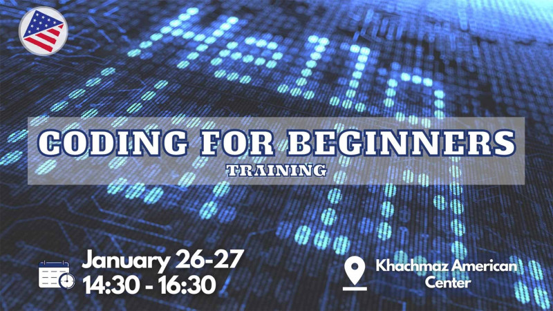 Xaçmaz: Coding for Beginners adlı təlim keçiriləcək