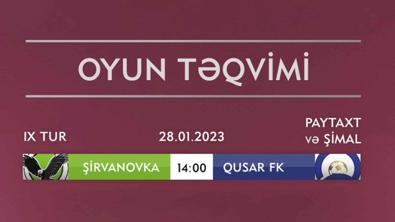 Region Liqası: “Qusar” FK-nın növbəti rəqibi bəlli olub