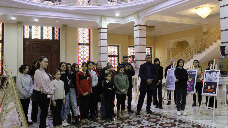 Xaçmaz: Heydər Əliyev Mərkəzində rəsm müsabiqəsi keçirilib