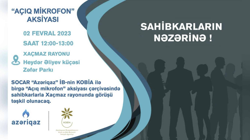 Xaçmazda sahibkarlar “Azəriqaz”a müraciət edəcəklər