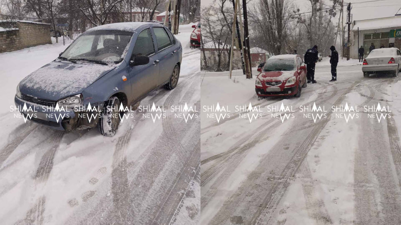 Quba: Alekseyevkada 2 avtomobil toqquşub