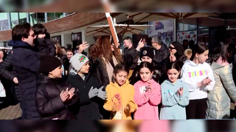 Şəhid övladları Şahdağda maraqlı vaxt keçiriblər