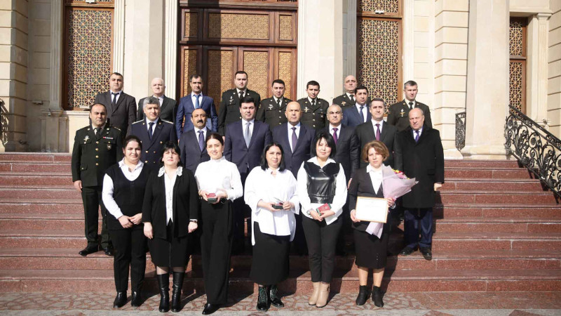 Xaçmaz: SHXÇ-nin bir qrup əməkdaşına medallar təqdim olunub