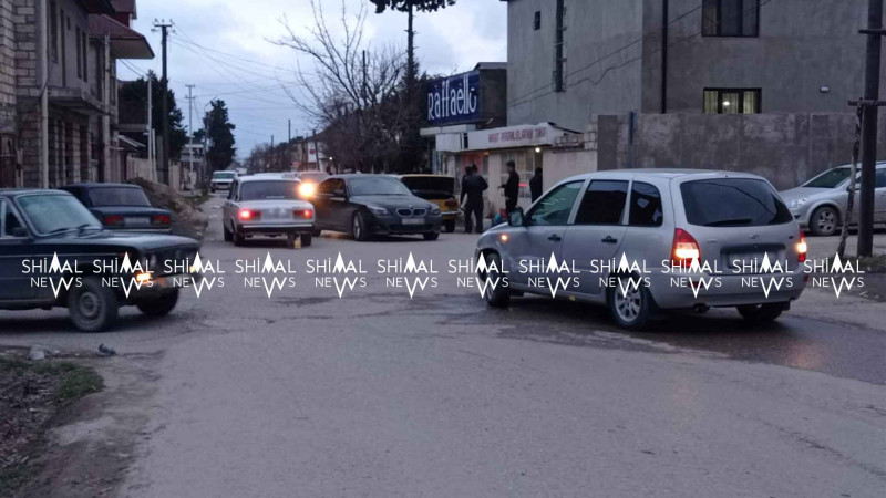 Xaçmazda 2 avtomobil toqquşub