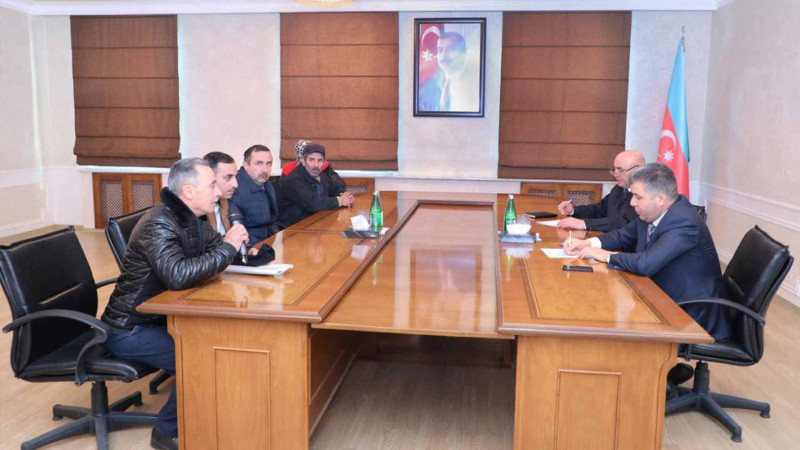 İsmayıllı: Azəriqaz İB-nin baş direktoru vətəndaşlarla görüşüb