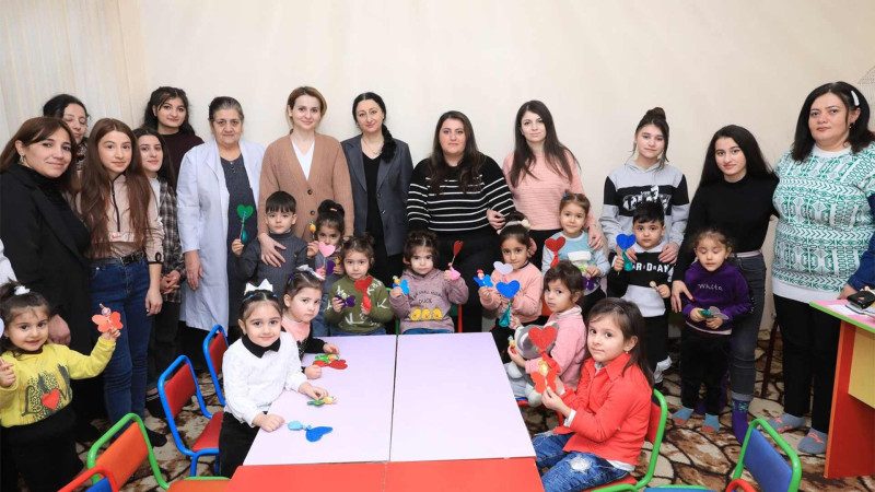 İsmayıllı: DPTM-in tələbələri Körpələr evi-uşaq bağçasında təlimdə olublar
