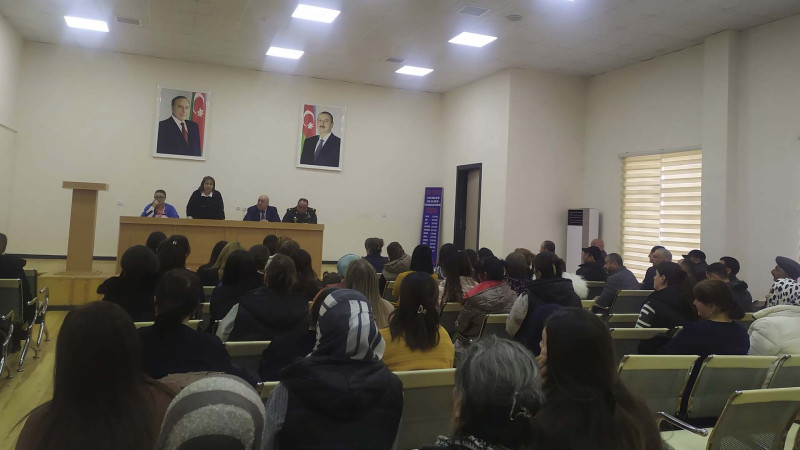Xaçmaz: təhsilalanların davranış qaydaları ilə bağlı tədbir keçirili