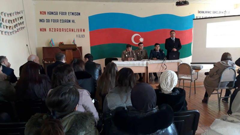 Xaçmazlı məktəblilərə fövqəladə hallarla bağlı davranış qaydaları izah edilib