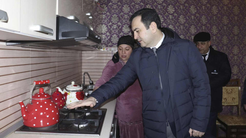 İsmayıllının sakinləri sevinirlər - kəndləri qazla təmin olundu