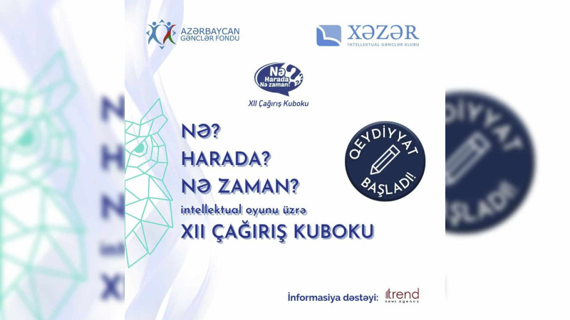 Quba gəncləri intellektual oyuna qatılacaqlar