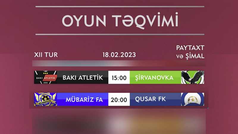 Şimalın futbol komandaları Bakıda matç keçirəcəklər