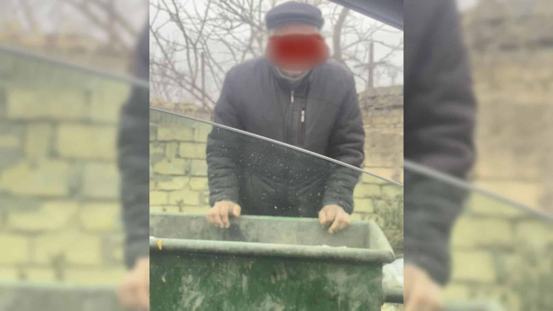 Xaçmazda zibil torbasını yerə atan şəxs cəzalandırılıb