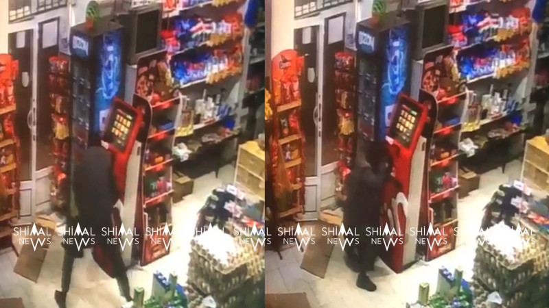 Xudatda uğursuz oğru kameraya düşüb