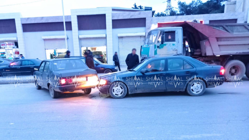 Xaçmazda “Mercedes” və “Fiat” markalı avtomobillər toqquşub