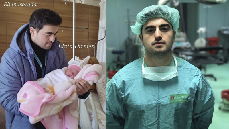 İsmayıllı: Türkiyədə insanların həyatını xilas edən həkimin adı yeni doğulmuş körpəyə verilib
